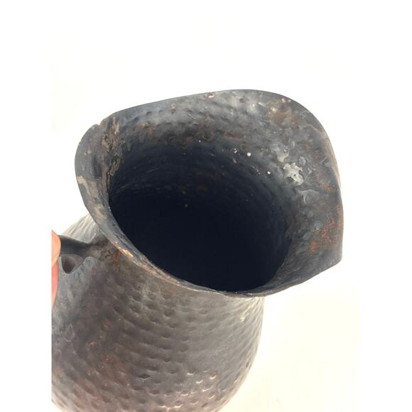 Vintage Hammered Pewter Jug Pitcher - Picture 2 of 15